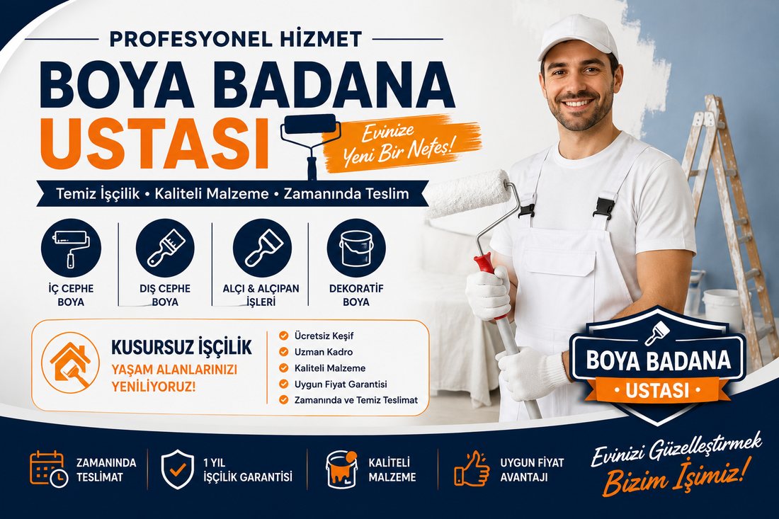 Ulucak boya badana ustası – profesyonel boyacı